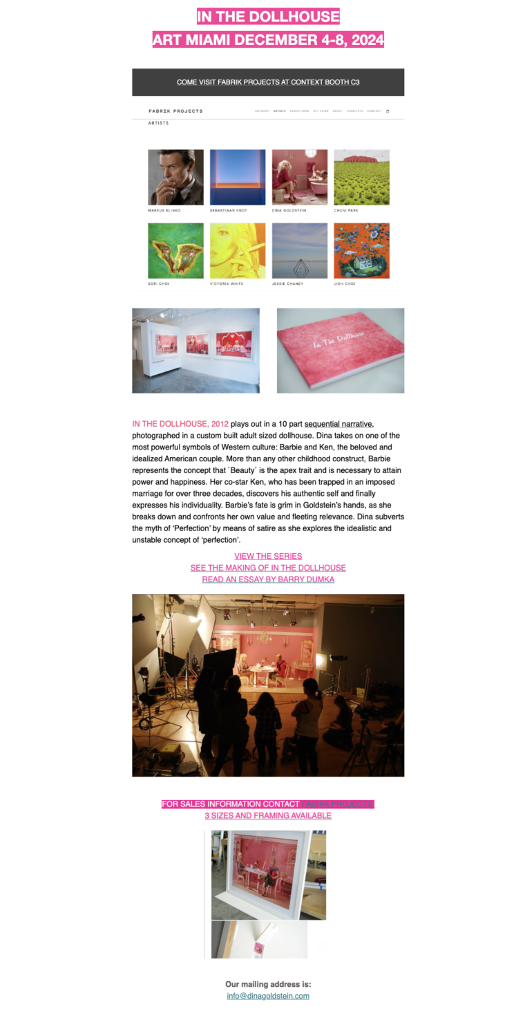 ARt Miami 2024 In The Dollhouse